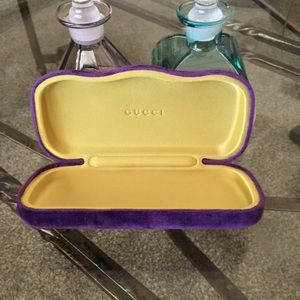 Gucci Velvet Hard Sunglass Case